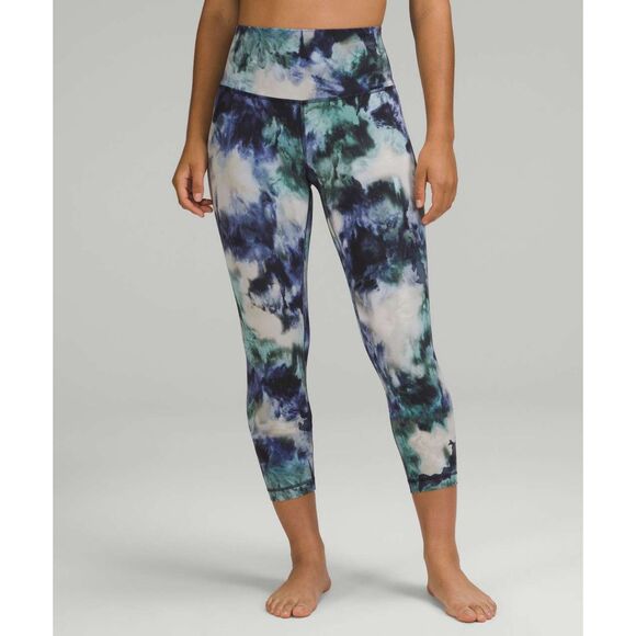Lululemon Align High-Rise Crop 23" Meteor Wash Print Multi SIZE 6 - Picture 2 of 7
